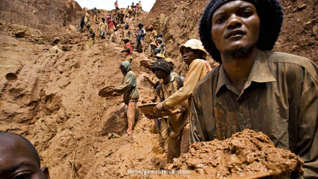 Exploitation minière artisanale en RDC (ph droits tiers)