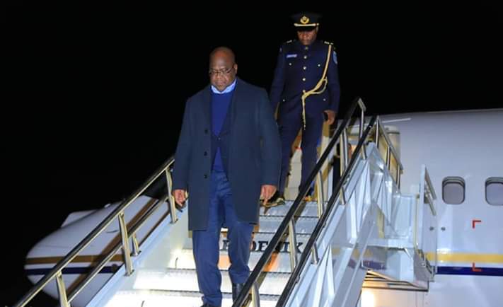 Arrivée Fatshi USA Félix Tshisekedi est arrivé aux USA