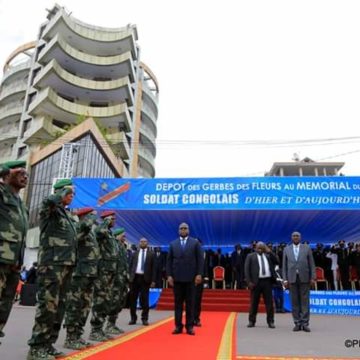 Fatshi au memorial soldat Félix Tshisekedi honore le soldat congolais et l’armée ce 17 mai