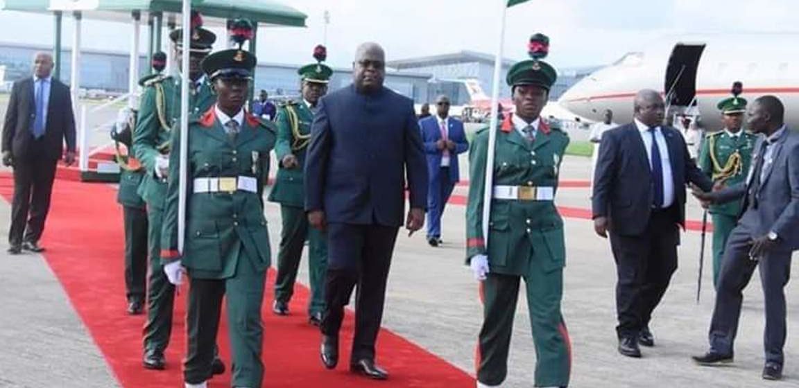 Fatshi a Abudja Félix Tshisekedi à Abudja au Nigéria, pour le Tony Elumelu forum
