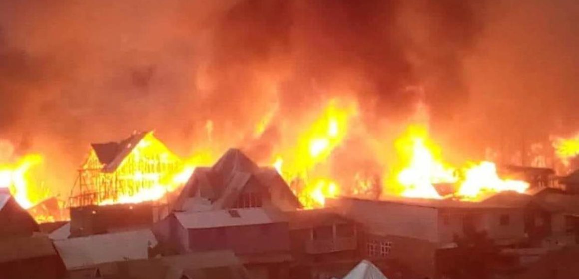 Bukavu: Un mort et 6 blessés dans un incendie à Ibanda