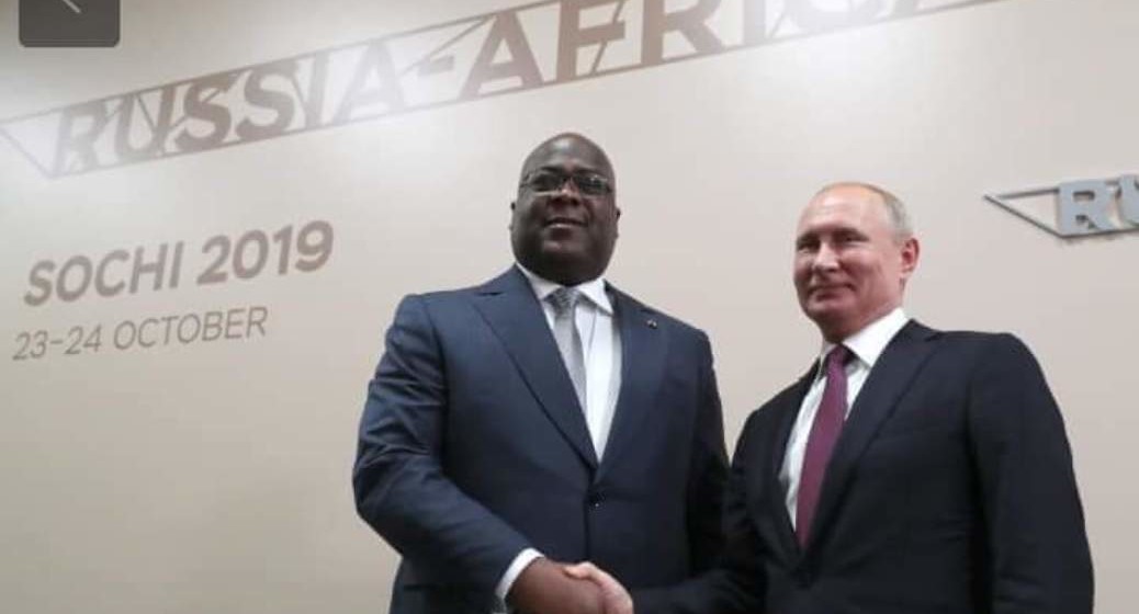 Félix Tshisekedi à Sotchi pour le sommet Russie-Afrique