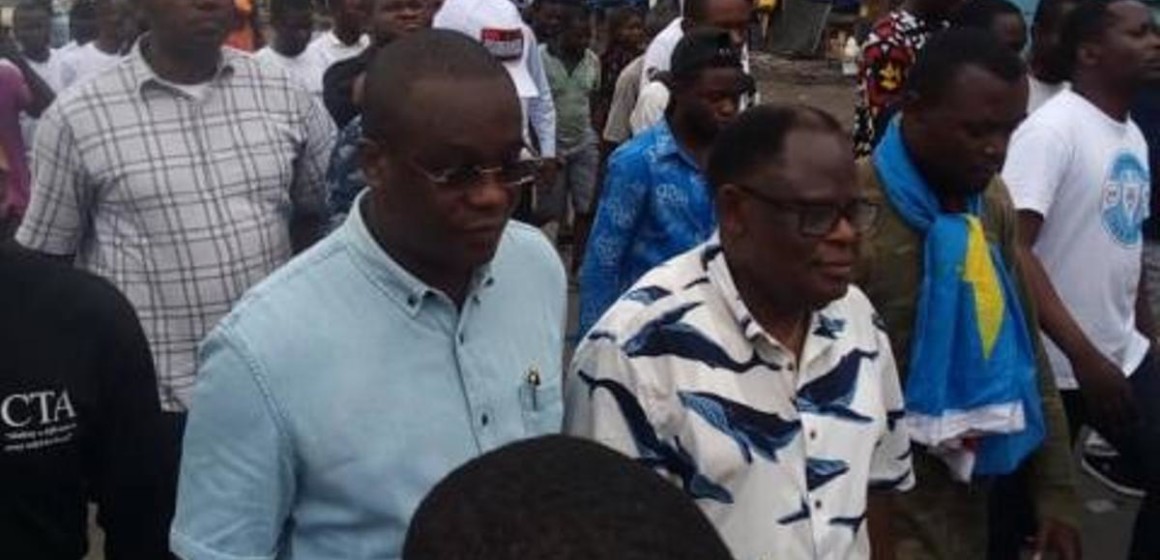 Ndaywel-marche-CLC Le CLC crée le Prix Bakanja-Kimbangu : Pierre Lumbi primé à titre posthume