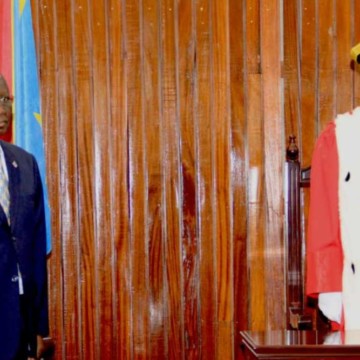 Président Cour de Cassation Formation et encadrement des nouveaux magistrats : priorité du 1er président de la Cour de cassation, Jérôme Kitoko