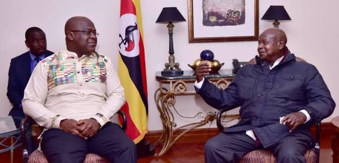 Félix Tshisekedi et Yoweri Museveni