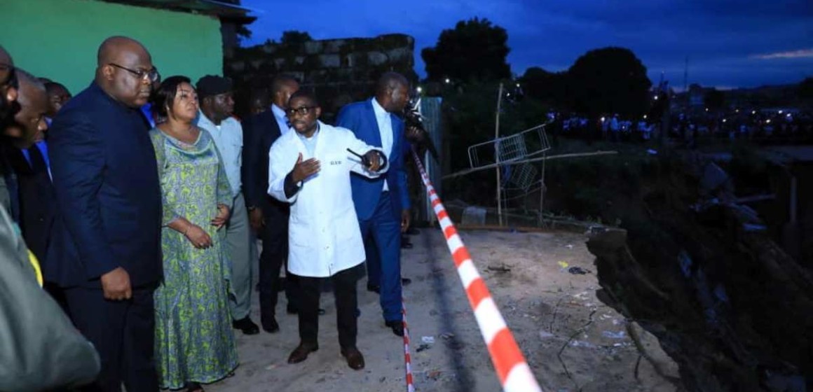 Fatshi à Livulu Félix Tshisekedi ordonne des travaux d’urgence pour réhabiliter l’avenue de l’université