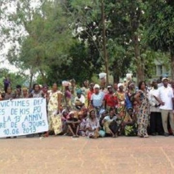 Manifestation des rescapés de la guerre de 6 jours