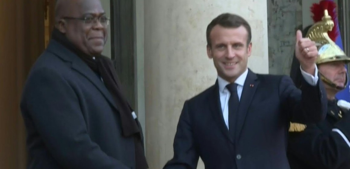 Depuis le palais de l’Elysée, Emmanuel Macron annonce une visite en 2020 à Kinshasa