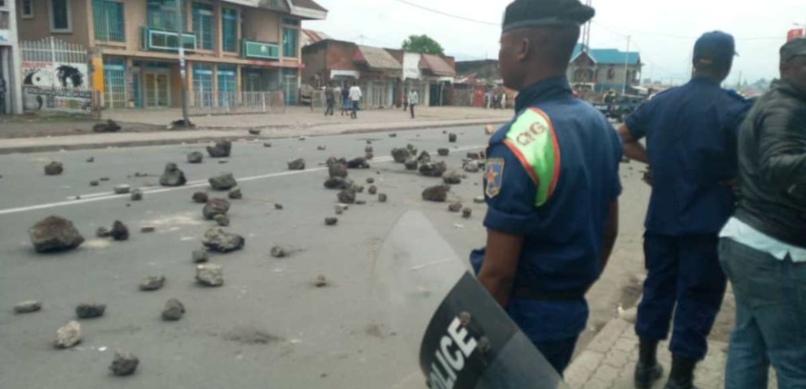 Journée ville morte à Goma : les véhicules de la Monusco victimes de projectiles