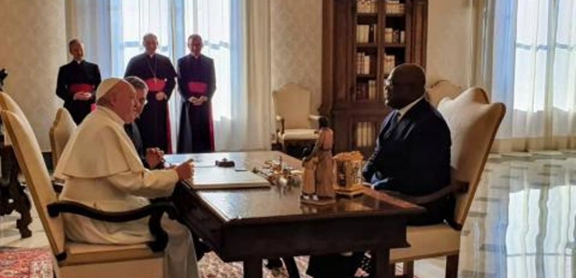 Fatshi au Vatican Le Vatican et la RDC ont signé un accord-cadre sur « des questions d’intérêt commun »