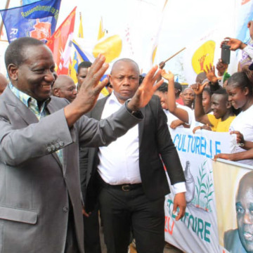 Ilunkamba accueilli à Kalemie Sylvestre Ilunga Ilunkamba