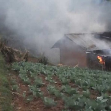 Maisons incendiées Nord-Kivu