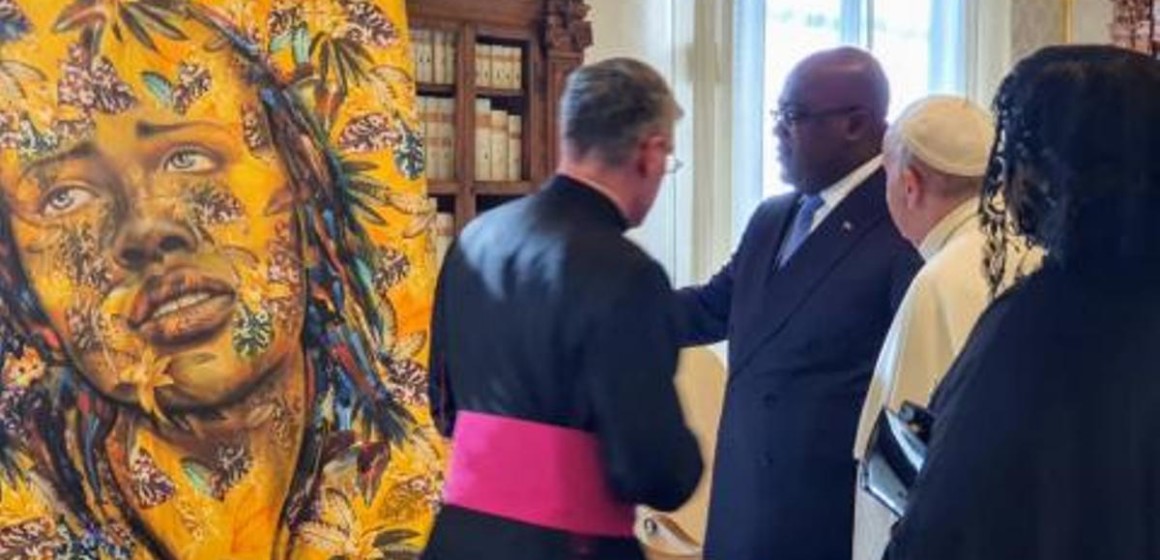 Reçu au Vatican, Félix Tshisekedi offre « les Larmes de Beni » au Pape François