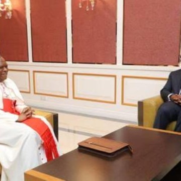 Félix Tshisekedi et le cardinal Ambongo ont échangé sur les préparatifs de la visite du Président congolais au Vatican