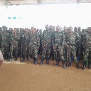 Elements FARDC formés Soldats FARDC formés