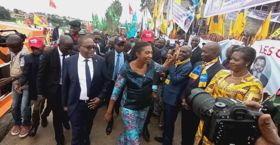 Mabunda Jeanine Mabunda boucle sa mission dans l’Est par Bukavu
