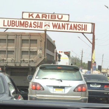 Entrée de Lubumbashi