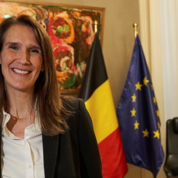 Sophie Wilmès, première ministre belge en visite officielle de trois jours à Kinshasa