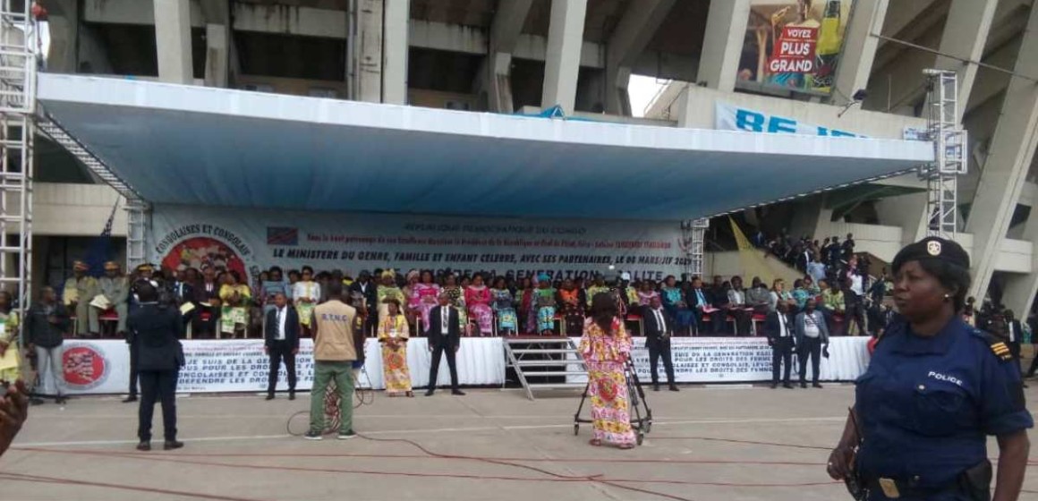 8 mars: les femmes misent en valeur au Stade des Martyrs