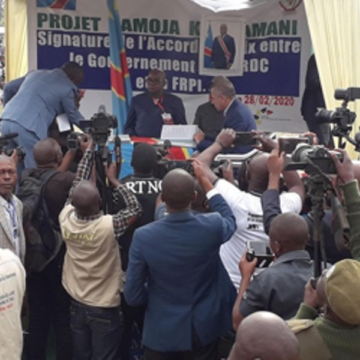 Ituri : la construction du site de cantonnement des ex-miliciens de la FRPI a débuté