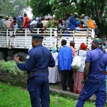 Début de rapatriement des 1400 burundais clandestins qui campaient à Goma