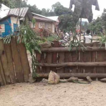 Vive tension ce matin à Sake, la population barricade la route de Kitshanga
