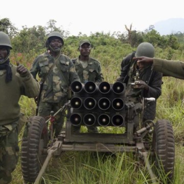 Batterie lance roquettes FARDC FARDC