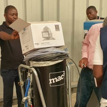 Coronavirus : l’INPP fabrique des lave-mains automatiques