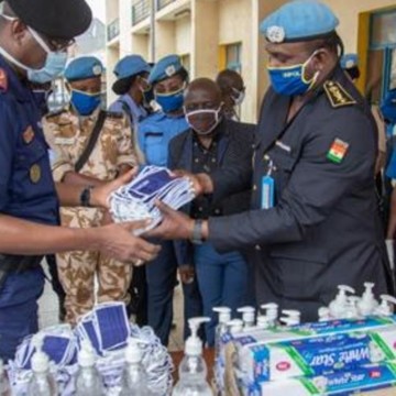 Covid-19: l’UNPOL dote la Police congolaise/Sud-Kivu de matériel technique et scientifique