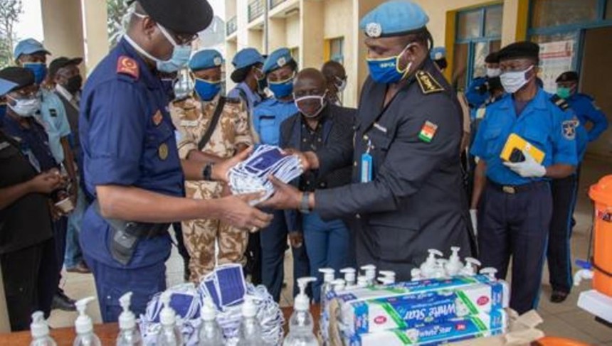 Covid-19: l’UNPOL dote la Police congolaise/Sud-Kivu de matériel technique et scientifique