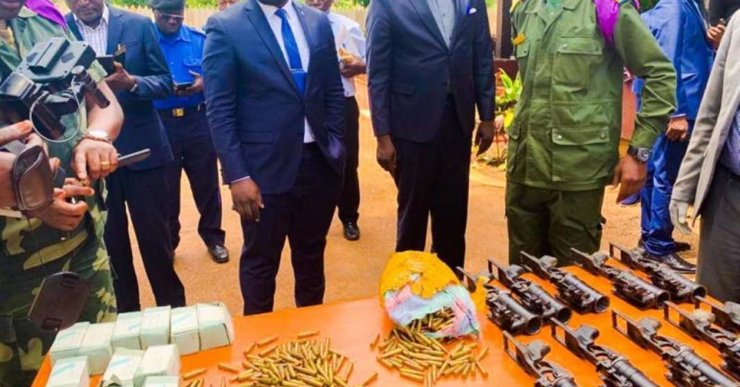 Des armes et munitions de guerre en provenance de Kinshasa, saisies à Gbadolite