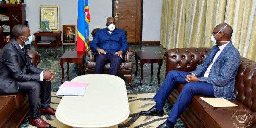 Félix Tshisekedi a reçu officiellement le Docteur Munyangi