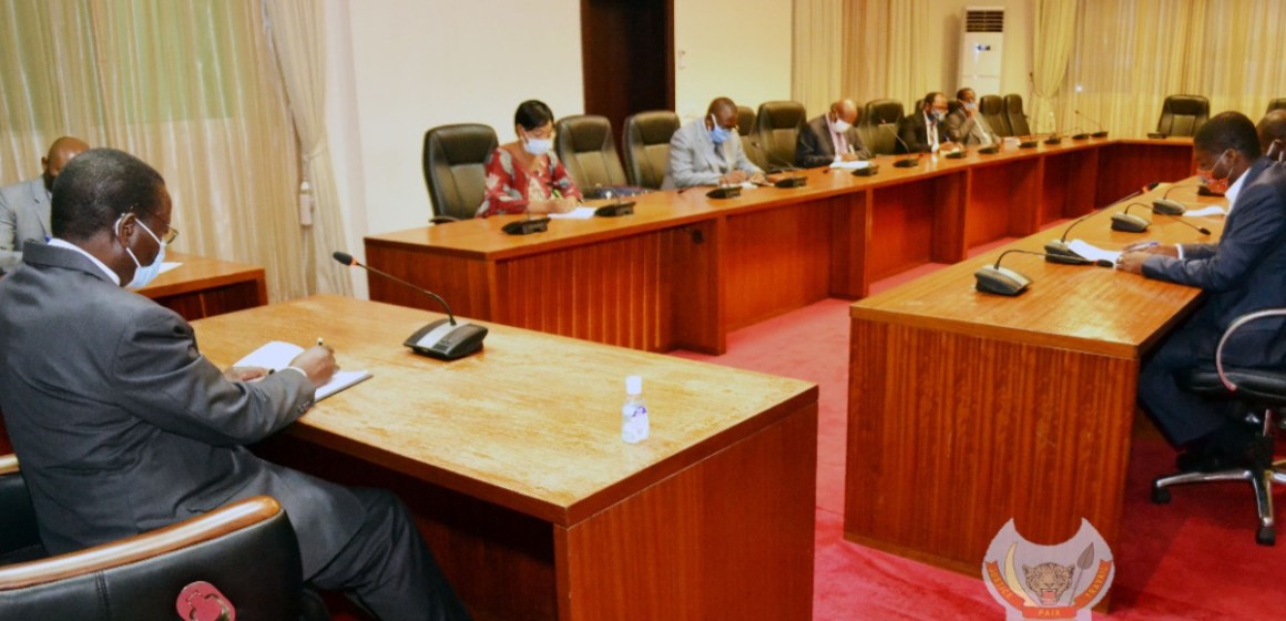 Primature 11 mai 2 Ilunkamba informé de la situation sécuritaire au Haut-Katanga