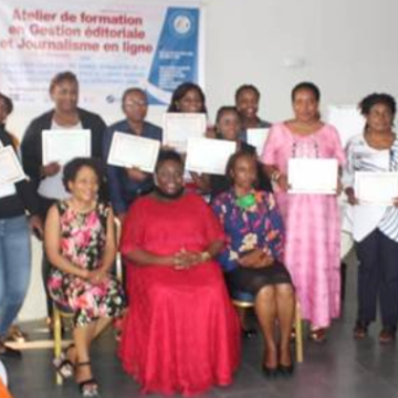 Acofepe Des femmes journalistes formées à la gestion éditoriale et au journalisme en ligne par Acofepe