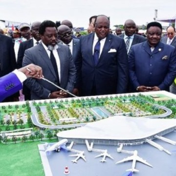 Maquette-Nouvel-aérogare-de-Ndjili Claudel Lubaya exige une enquête indépendante sur la créance de 555 millions USD due à EXIM-Bank