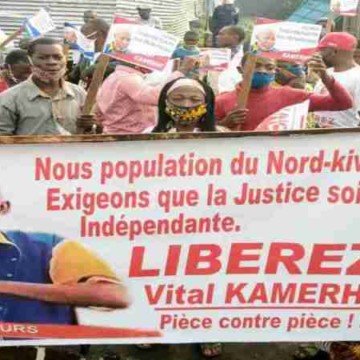 Marche des militants de l’UNC et des associations pro-Kamerhe étouffée par la PNC à Goma