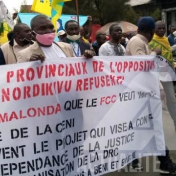 Goma : Le mémorandum des manifestants anti-Malonda reçu par l’Exécutif provincial