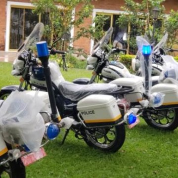 Nord-Kivu: la police provinciale dotée de 6 motos pour sa mobilité