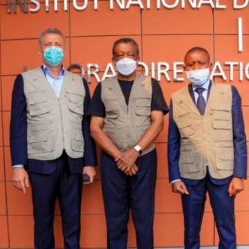 Les gouverneurs du Nord-Kivu et de l’Ituri au Secrétariat technique du CMR/Covid-19 à Kinshasa