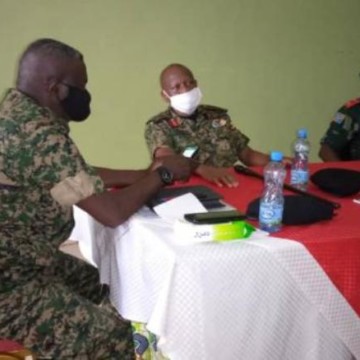 L&rsquo;armée Ougandaise en visite aux FARDC à Beni (Nord-Kivu)