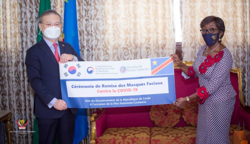 La Corée du Sud accompagne la RDC dans la lutte contre la Covid-19