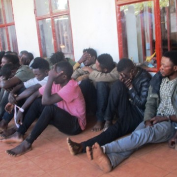 Le maire a.i de Beni a présenté des criminels à la presse