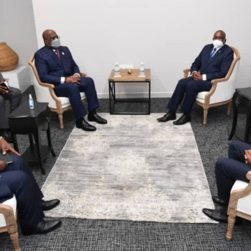 Fatshi au Bostwana Félix Tshisekedi à Gaborone pour le sommet de la SADC