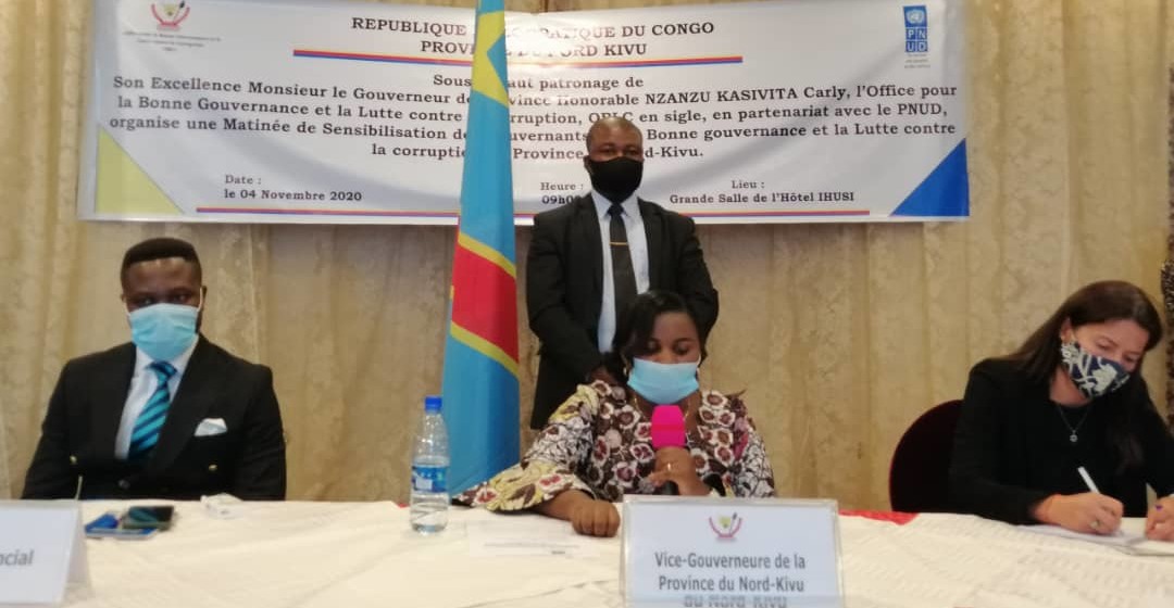 Nord-Kivu : L&rsquo;oblc sensibilise les gouvernants sur la bonne gouvernance et lutte contre la corruption