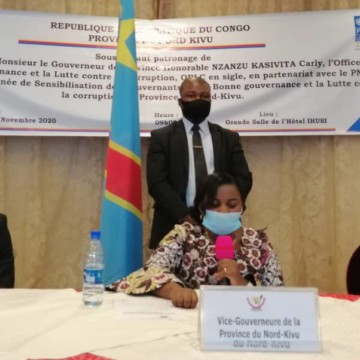 Nord-Kivu : L&rsquo;oblc sensibilise les gouvernants sur la bonne gouvernance et lutte contre la corruption