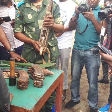 Ramassage des armes à Goma Goma: un militaire trafiquant d’armes arrêté