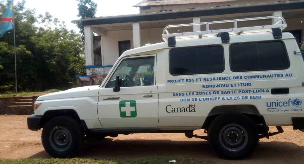 Amublance zone de santé Beni Nord-Kivu: la zone de santé de Beni dotée d’une ambulance médicalisée