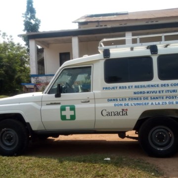 Amublance zone de santé Beni Nord-Kivu: la zone de santé de Beni dotée d’une ambulance médicalisée