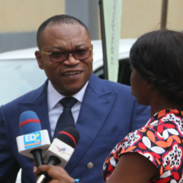 Dieudonné Kasembo nouveau président de la FEC répondant à la presse