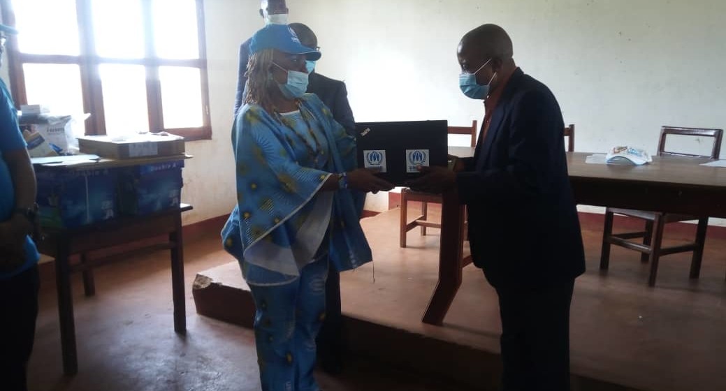 UNHCR Beni Beni: Le HCR fait don au service de la Protection civile d’un kit pour l’identification des vulnérables